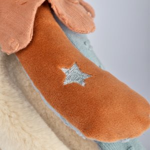 Doudou plat 29 cm timo le renard Doudou et compagnie