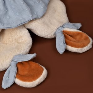 Doudou plat 29 cm timo le renard Doudou et compagnie