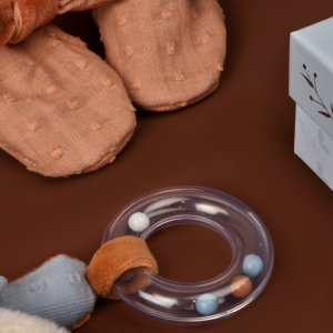 Coffret bébé doudou et chaussons timo le renard Doudou et compagnie