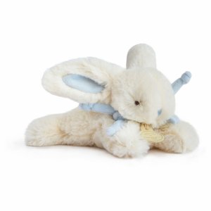 Peluche lapin bonbon 16 cm bleu Doudou et compagnie