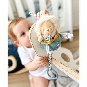 Peluche musicale boh'aime lion Doudou et compagnie