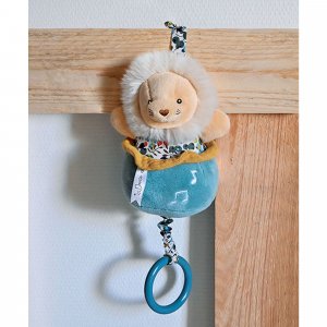 Peluche musicale boh'aime lion Doudou et compagnie