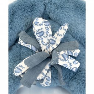Peluche lapin doudou bleu 25 cm Doudou et compagnie