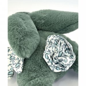 Peluche lapin doudou vert sauge 25 cm Doudou et compagnie