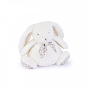 Peluche lapin doudou 42 cm blanc Doudou et compagnie