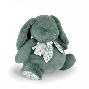 Peluche lapin doudou 42 cm vert sauge Doudou et compagnie