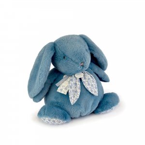Peluche lapin doudou 42 cm bleu Doudou et compagnie