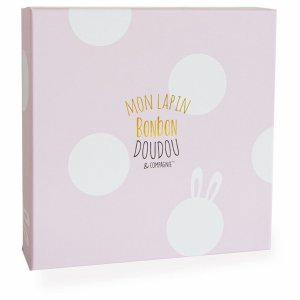 Doudou rose lapin bonbon Doudou et compagnie