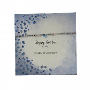 Les imparfaits - doudou pantin happy glossy blanc Doudou et compagnie