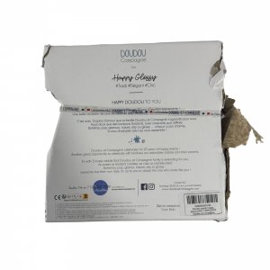 Les imparfaits - doudou pantin happy glossy blanc Doudou et compagnie