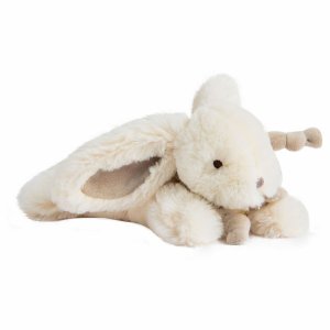 Peluche bébé lapin bonbon 20 cm taupe Doudou et compagnie