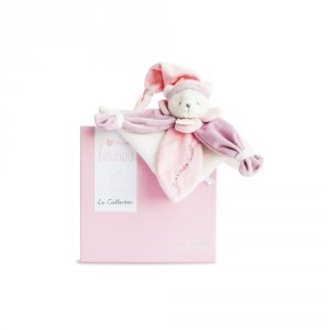 Doudou collector ours rose Doudou et compagnie