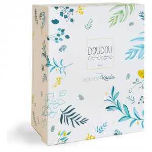 Peluche bébé pantin yoca le koala avec bébé + anneau de dentition Doudou et compagnie