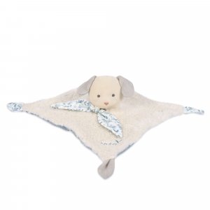 Doudou plat botanic chien bleu Doudou et compagnie
