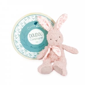 Doudou botanic - lapin rose Doudou et compagnie