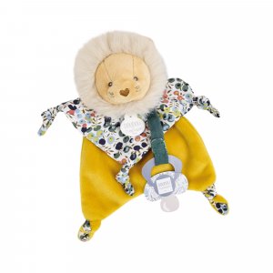 Doudou attache sucette boh'aime lion Doudou et compagnie