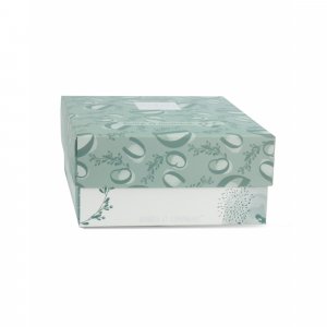 Boîte à musique lapin doudou vert sauge Doudou et compagnie