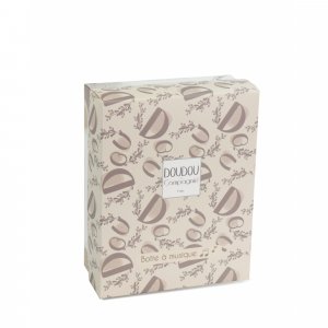 Boîte à musique lapin doudou beige Doudou et compagnie