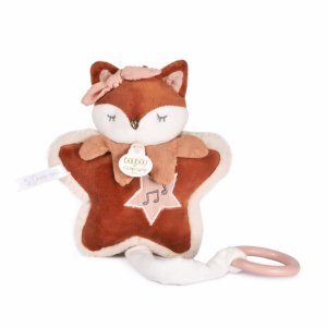 Boîte à musique doudou 16 cm mina la renarde Doudou et compagnie