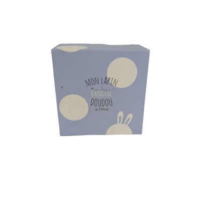 Les imparfaits - peluche lapin bonbon 25 cm bleu