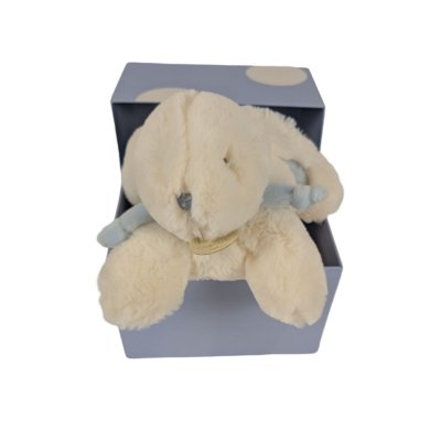 Les imparfaits - peluche lapin bonbon 25 cm bleu