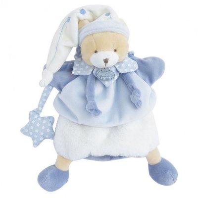 Doudou marionnette ours petit chou