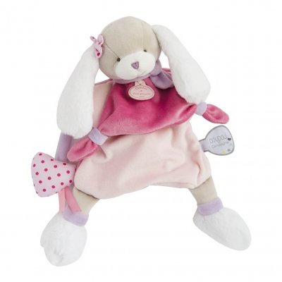 Doudou marionnette chien toopi girl
