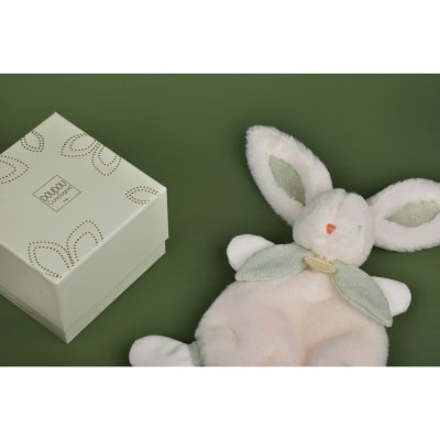 Doudou lapin bonbon 25 cm sauge