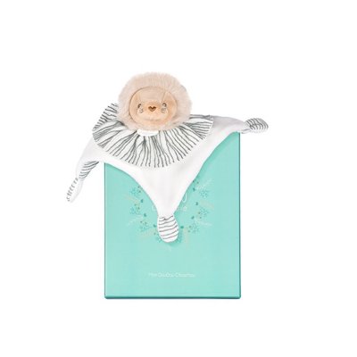 Doudou plat les chouchoux 20 cm lion