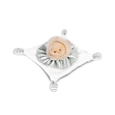 Doudou plat les chouchoux 20 cm lion