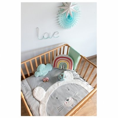 Tapis de parc 100x100 cm tapidou lion