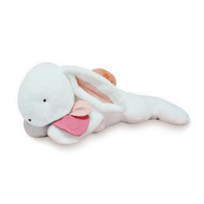 DOUDOU ET COMPAGNIE Peluche géante happy - lapin boho 65 cm