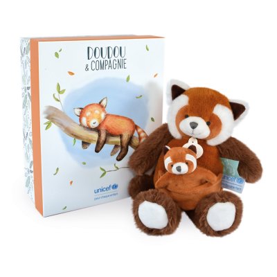 Peluche panda roux unicef