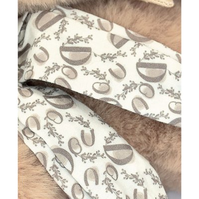 Peluche lapin doudou beige sable 25 cm