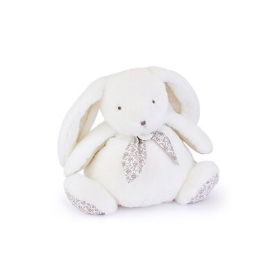 Peluche lapin doudou 42 cm blanc