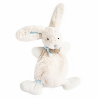 Doudou bleu lapin bonbon