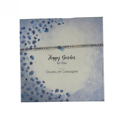 Les imparfaits - doudou pantin happy glossy blanc