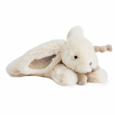 Peluche bébé lapin bonbon 20 cm taupe
