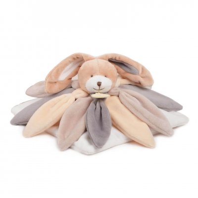 Doudou collector lapin taupe