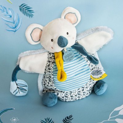 Doudou marionnette yoca le koala 25 cm