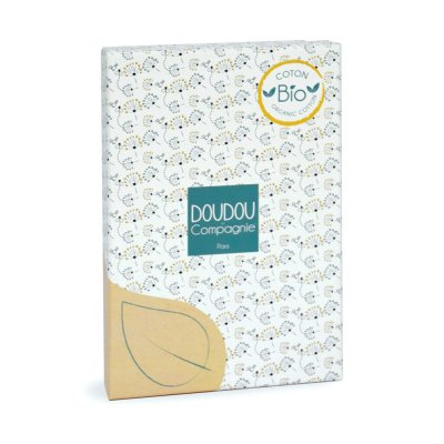 Doudou attache sucette pollen l'abeille bio