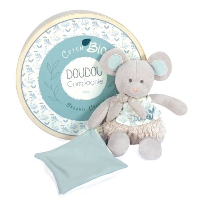 Doudou botanic pantin souris 22 cm