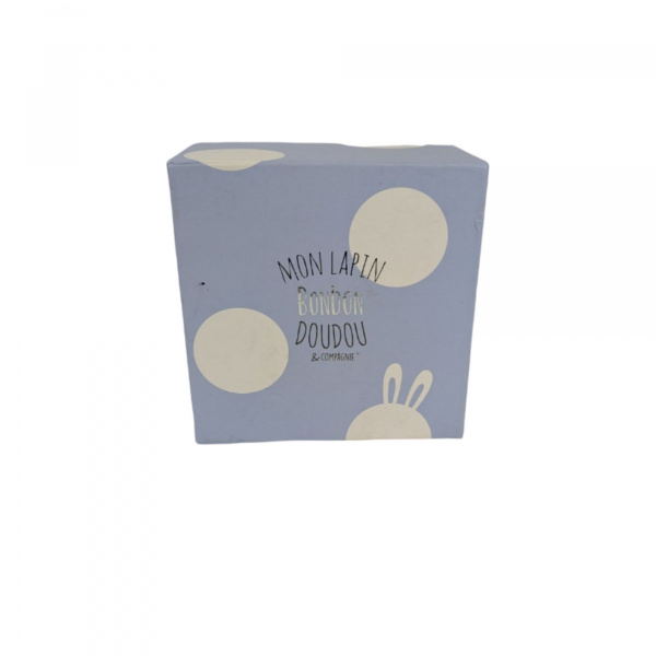 Les imparfaits - peluche lapin bonbon 25 cm bleu Doudou et compagnie