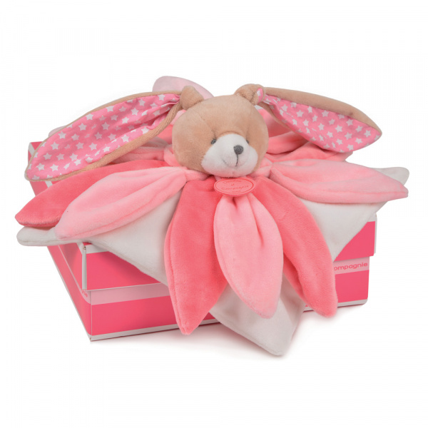 Doudou collector lapin rose Doudou et compagnie