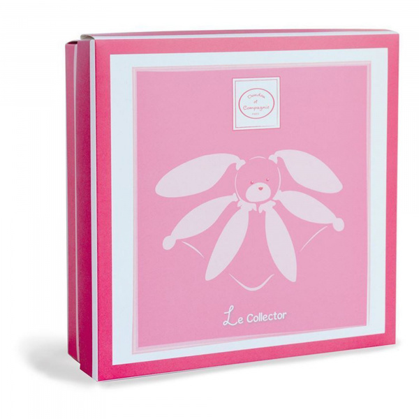 Doudou collector lapin rose Doudou et compagnie