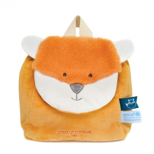 Sac à dos enfant unicef - renard Doudou et compagnie