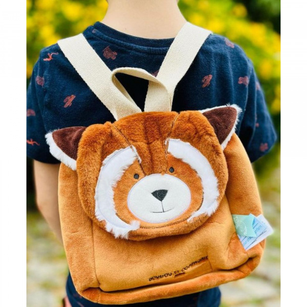 Sac à dos enfant unicef - panda roux Doudou et compagnie