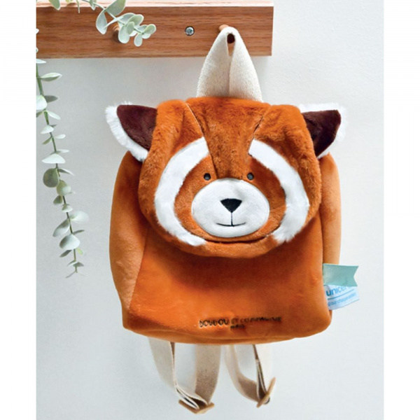 Sac à dos enfant unicef - panda roux Doudou et compagnie