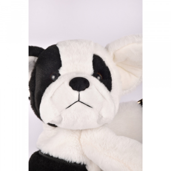 Sac bandoulière ours en peluche 30 cm léopard Doudou et compagnie