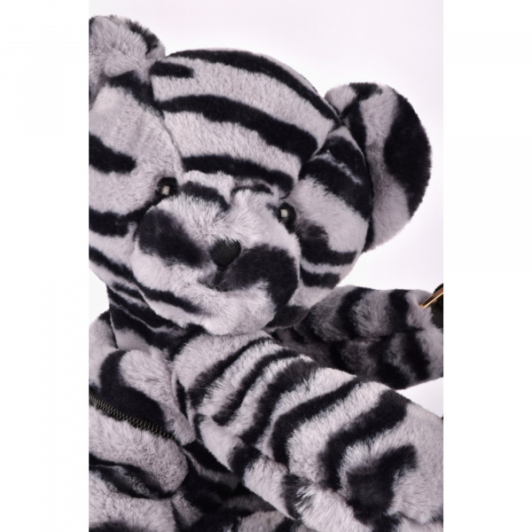 Sac bandoulière ours en peluche 30 cm léopard Doudou et compagnie